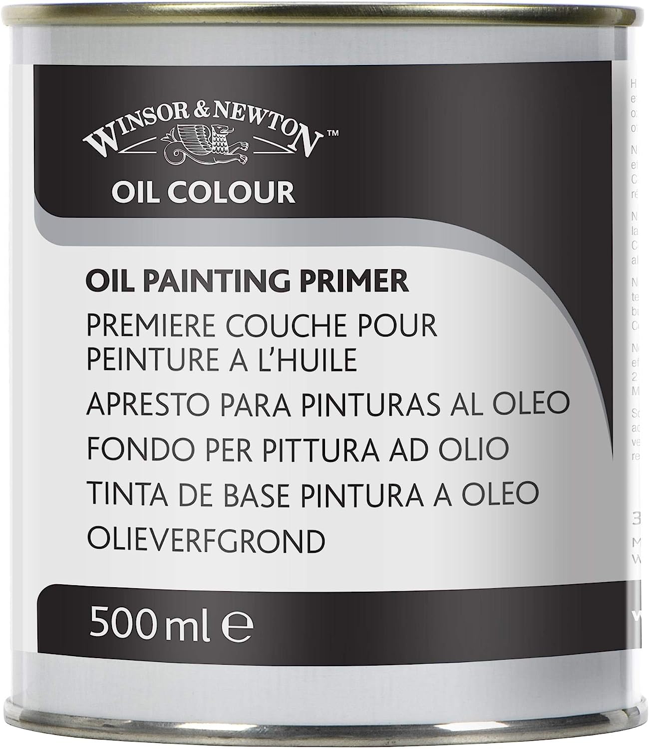 Winsor & Newton Oil Painting Primer, 16.9 Fl Oz (Pack of 1),White