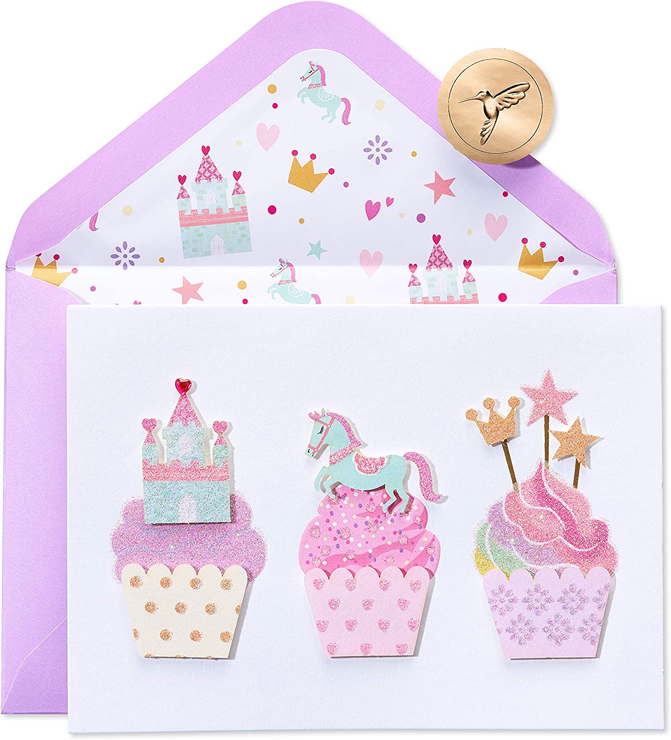 Papyrus Birthday Card for Girl (Sweet, Fun, and Sparkly)