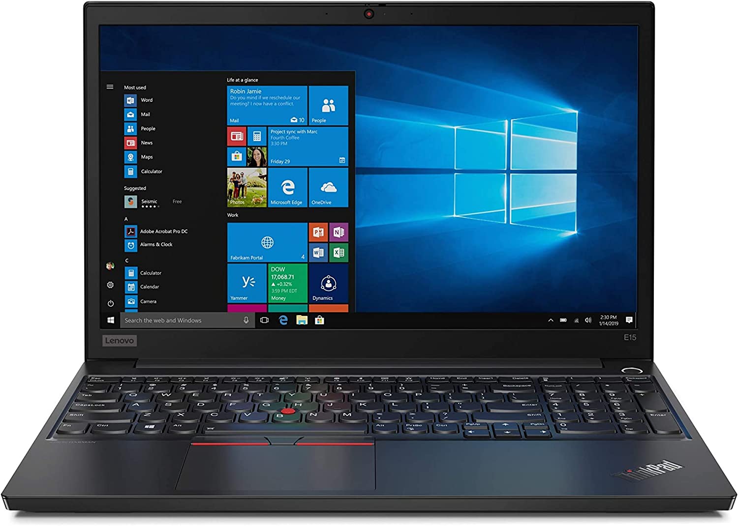OEM Lenovo ThinkPad E15 Gen 2 15.6" FHD IPS, Intel Quad Core i7-1165G7, 32GB RAM, 1TB NVMe, Fingerprint, W10P, Business Laptop