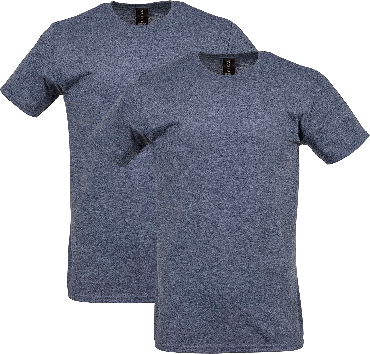 Gildan Men's Softstyle Cotton T-Shirt, Style G64000, 2-Pack