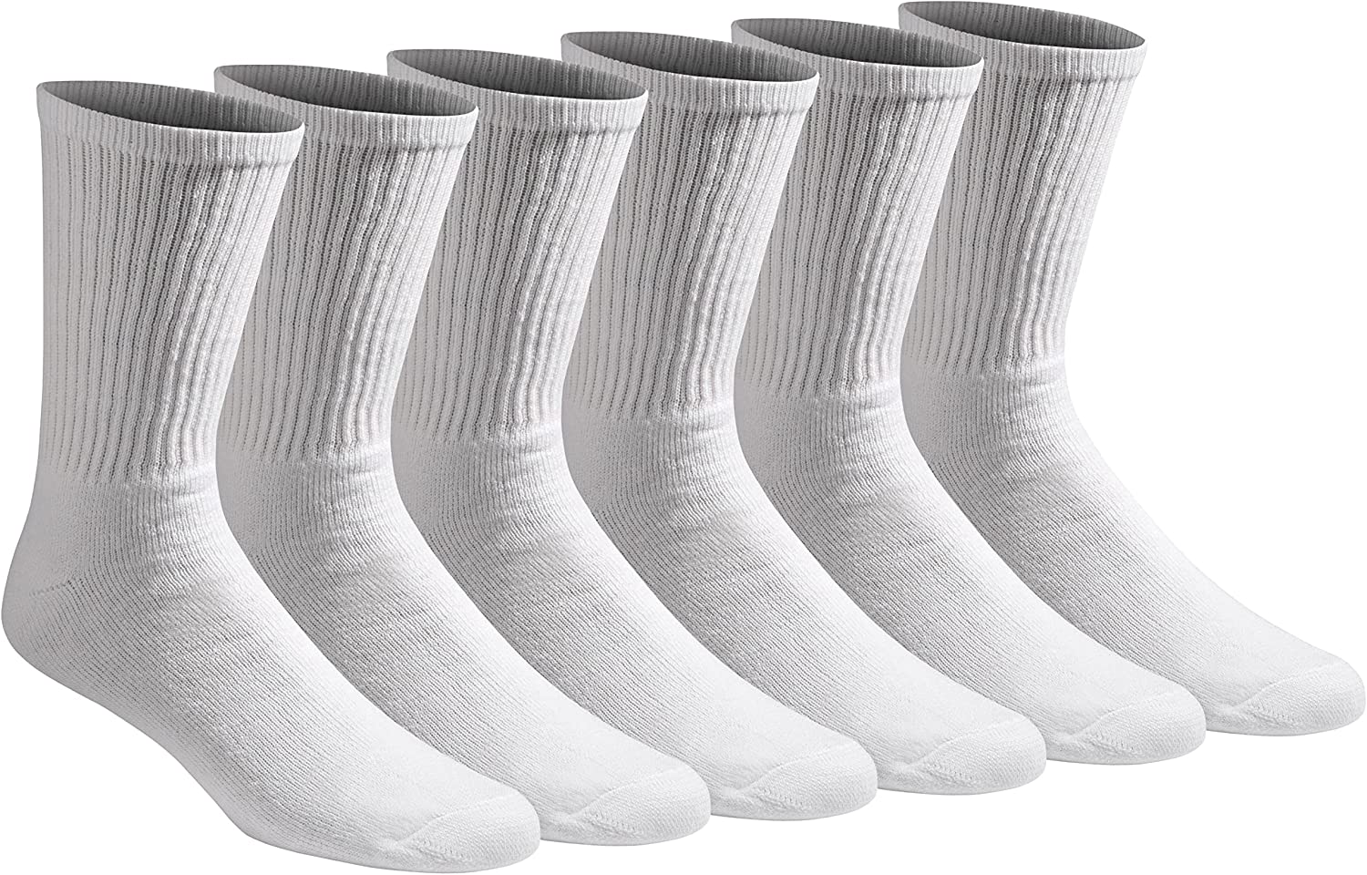 Dickies Men's All Purpose Cushion Crew Socks (6/12 Packs)