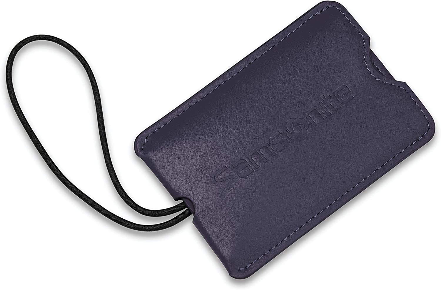 Samsonite Vinyl 2-Pack Rectangle Luggage ID Tags, Evening Blue, One Size