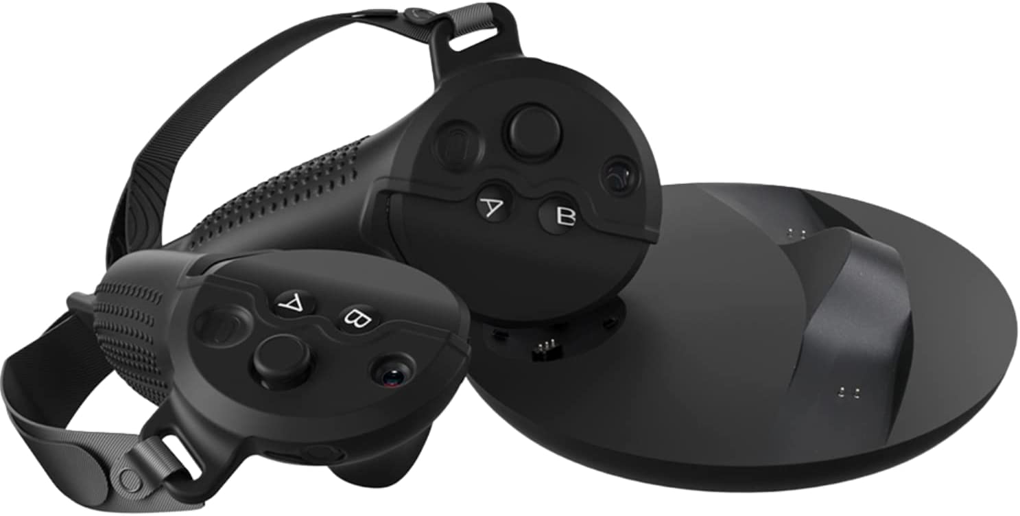 Controller Grips and Silicone Lens Cover Compatible with Meta Quest Pro Accessories Bundles Adjustment Leather Hand Knuckle Straps No Blocked Charging