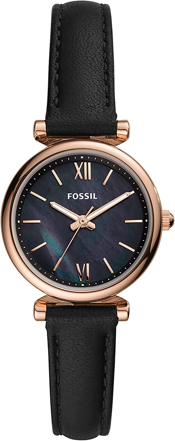 Fossil Women's Carlie Mini Quartz Stainless Steel Silver Watch