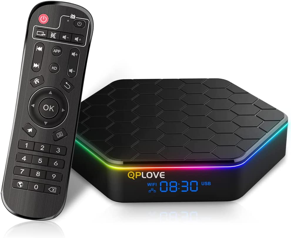 Android TV Box 12.0 4GB 32GB H618 Smart Set Top TV Box Support WiFi6 2.4GHz/5GHz Ultra HD Resolution Bluetooth 5.0 Ethernet LAN 100M 3D 6K Smooth and Stable Player