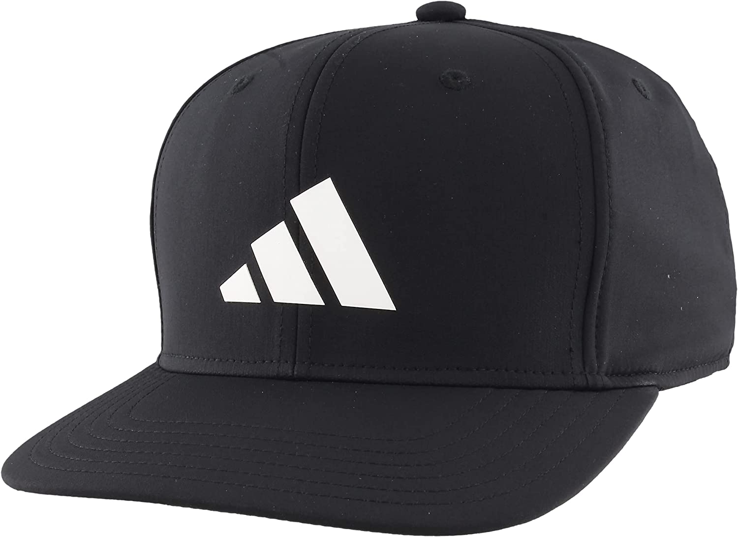 adidas Men's Three Bar Structured Snapback Adjustable Fit Cap