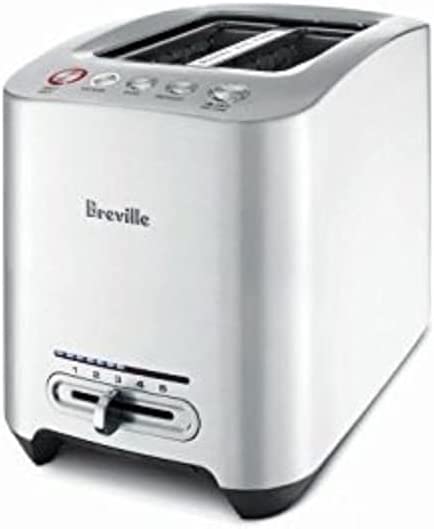 Breville BTA820XL Die-Cast 2-Slice Smart Toaster, Brushed Stainless Steel