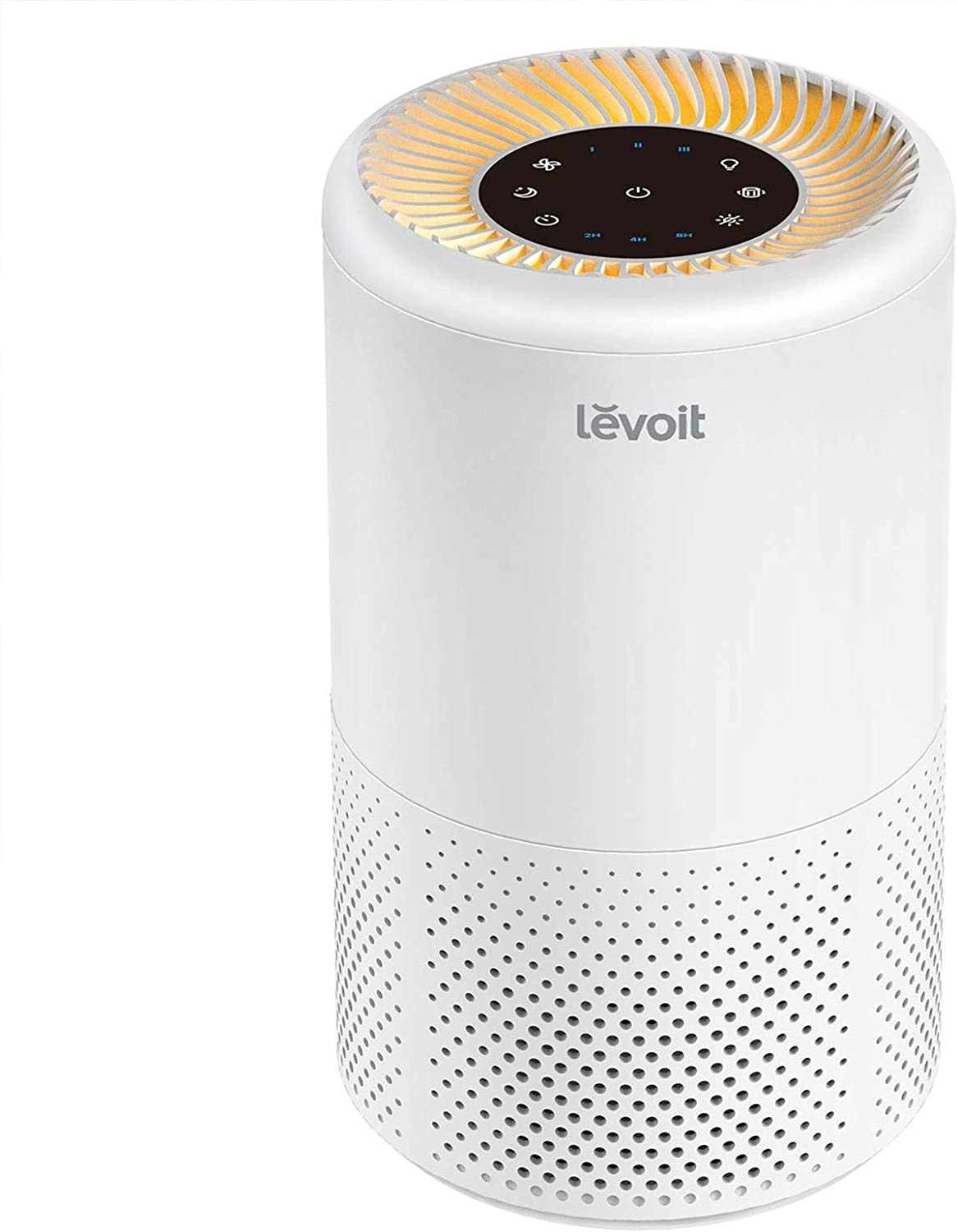 LEVOIT Air Purifiers for Home Allergies and Pets Hair, H13 True HEPA Filter, Quiet Filtration System in Bedroom, Removes Wildfire Smoke Odor Dust Mold, Night Light & Timer, Vista 200 , White