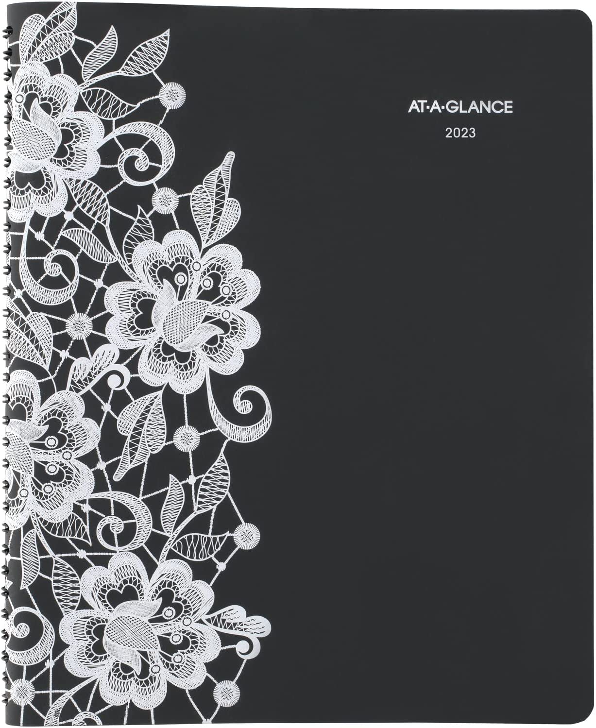 AT-A-GLANCE 2023 Weekly & Monthly Planner, Hourly Appointment Book, 8-1/2" x 11", Large, Lacey (541-905)