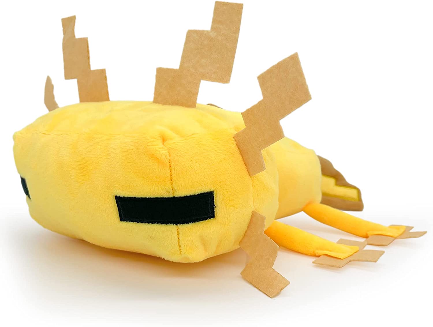 JAVICED Yellow Axolot Plush Plush Stuffed Toy Soft Throw Pillow Decorations for Video Game Fans, Kids Birthday Party Favor Preferred Gift for Holidays, Birthdays (Yellow Axolot Plush)