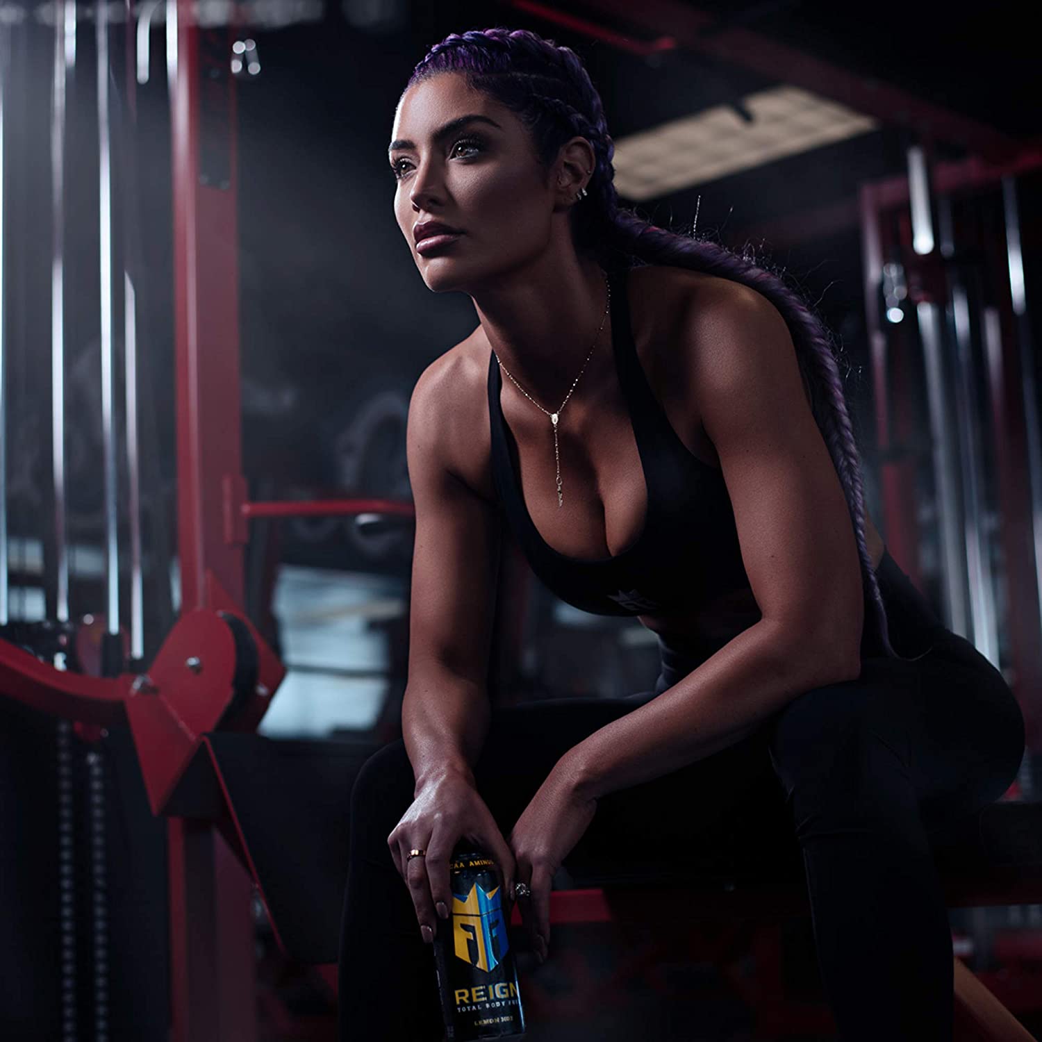 REIGN Total Body Fuel, Reignbow Sherbet, Fitness & Performance Drink, 16 Fl Oz (Pack of 12)