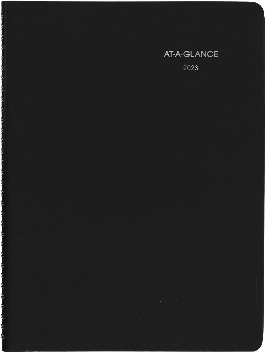 AT-A-GLANCE 2023 Weekly Planner, DayMinder, Quarter-Hourly Appointment Book, 8" x 11", Large, Black (G52000)
