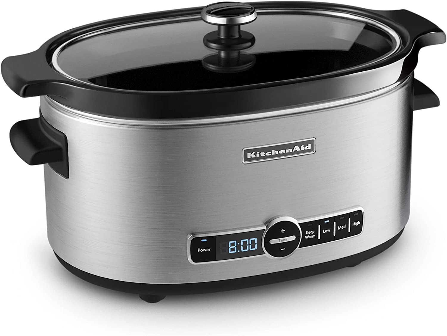 KitchenAid KSC6223SS 6-Qt. Slow Cooker with Standard Lid - Stainless Steel