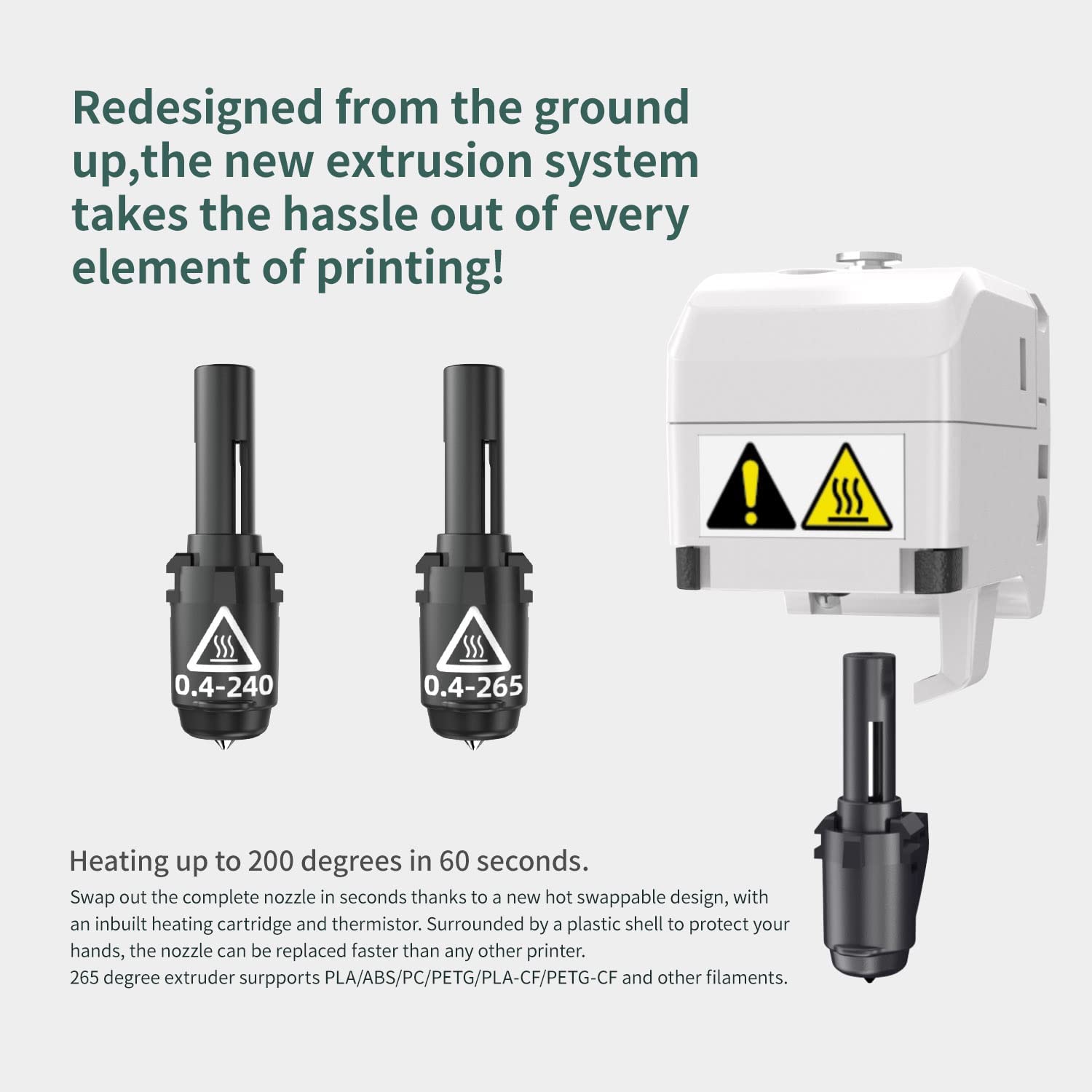 FLASHFORGE Adventurer 3 3D Printer Leveling-Free with Quick Removable Nozzle and Heating Bed， Built-in HD Camera， Wi-Fi Cloud Printing