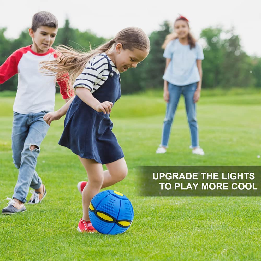 Gowxs UFO Ball，Magic Ball Toy，UFO Portable Flying Saucer Toys Stomp Magic Ball Childrens Toy，Time Delay Transformation Flying Toy，Creative Decompression Ball Toy for Kids Boys and Girls Outdoor Gift(G