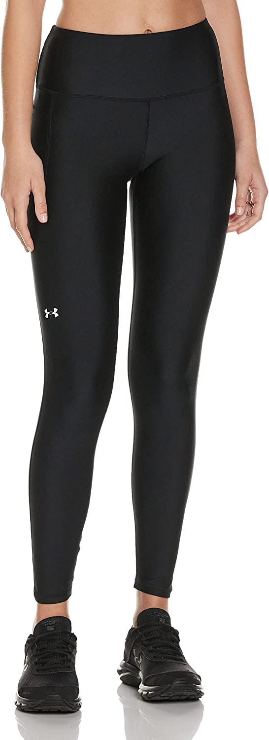 Under Armour Women's HeatGear Armour High No-Slip Waistband Pocketed Leggings