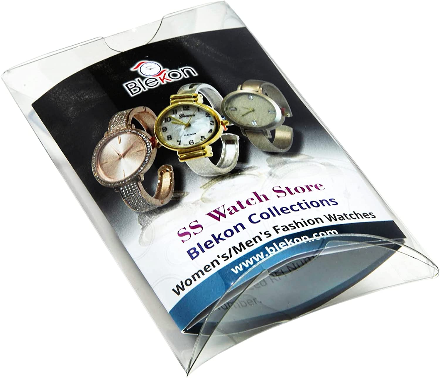 Blekon Collections New Super Large Face Stretch Band Japanese Movement PC21J Fashion Watch