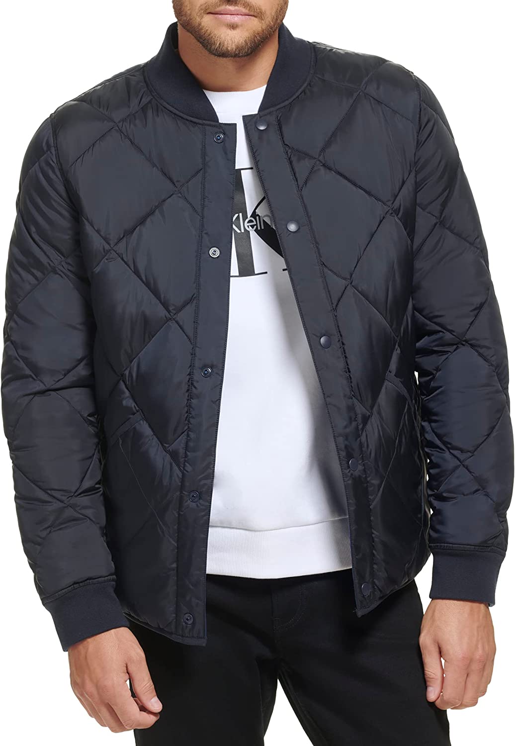 Calvin Klein Men's Reversible Diamond Quilted Jacket