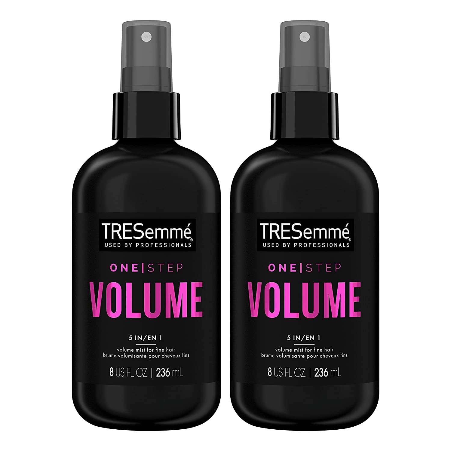 TRESemmé One Step 5-in-1 Volumizing Hair Styling Mist One Step Volume 2 Count For Fine Hair Hair Care Product for Soft, Weightless Volume 8 oz