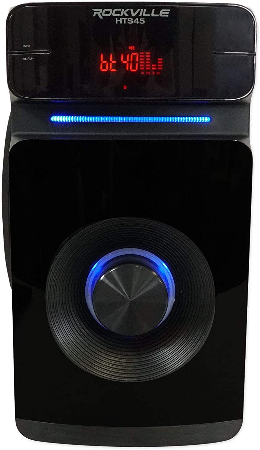 Rockville HTS45 800w 5.1 Channel Bluetooth Home Theater Audio System+Subwoofer
