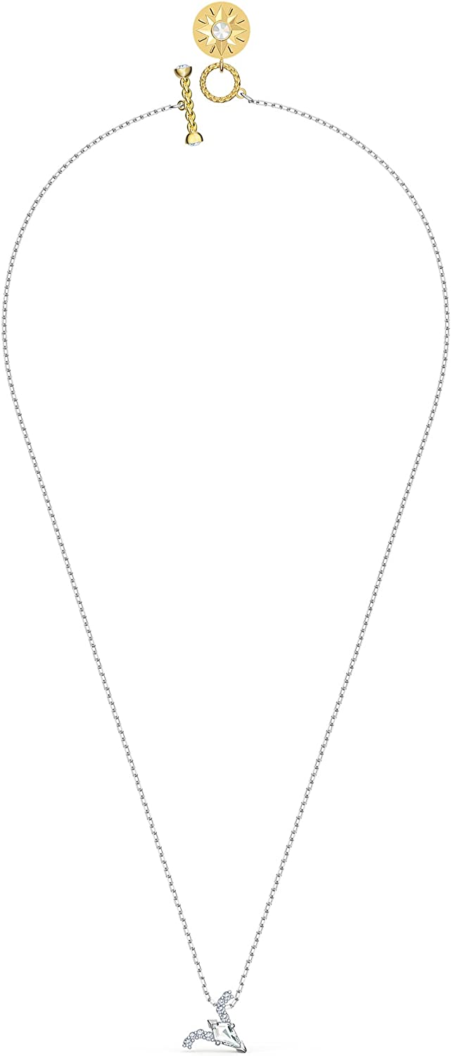 Swarovski All Zodiac Symbols Pendant Necklace Jewelry Collection, Clear Crystals