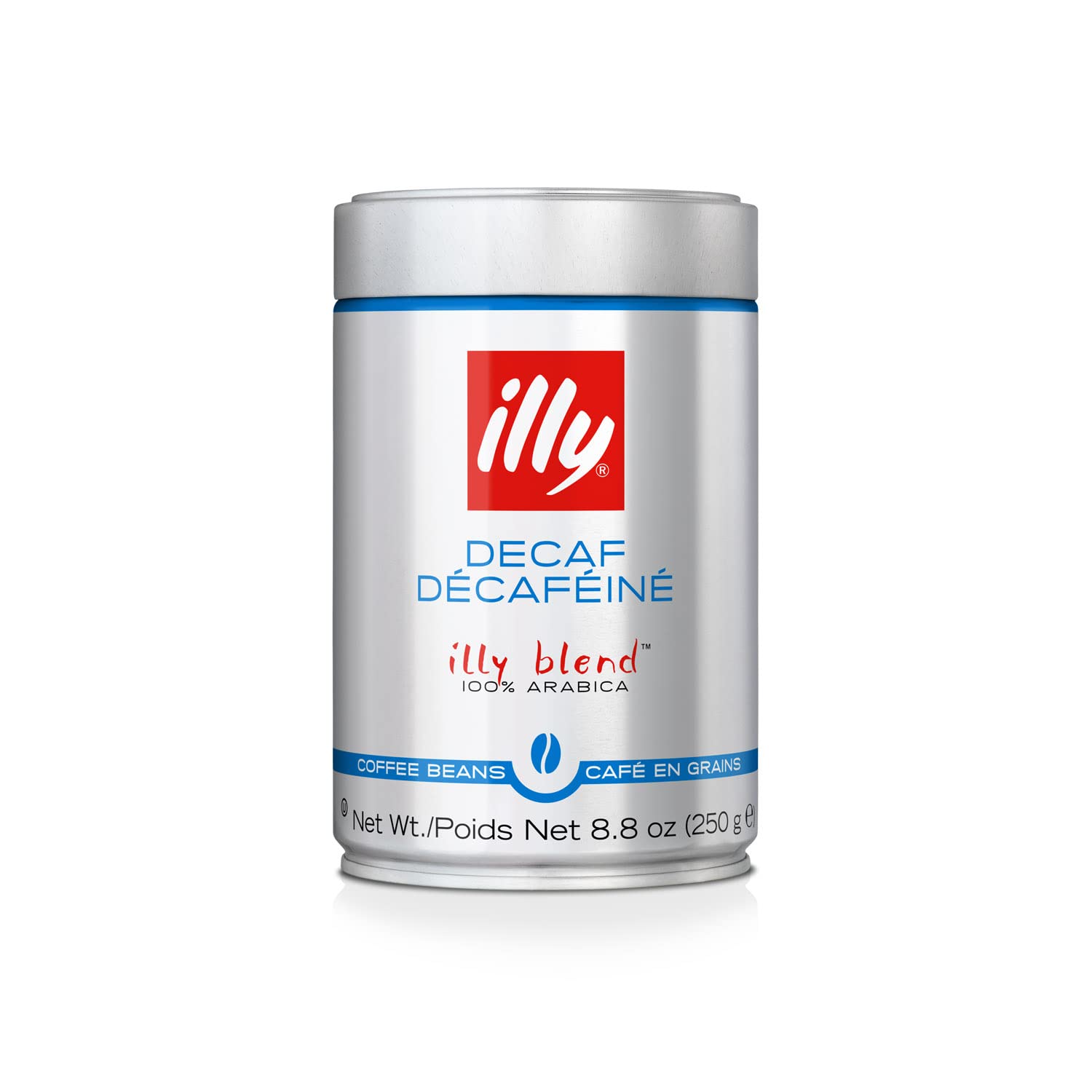 illy Classico Whole Bean Coffee， Medium Roast， Classic Roast with Notes Of Caramel， Orange Blossom and Jasmine， 100% Arabica Coffee， No Preservatives， 8.8 Ounce (Pack of 6)
